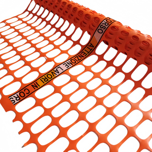 1X50m Visible HDPE Orange Safety Fence with Warning Tape for Construction Sites Net