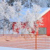 Orange Snow Fence