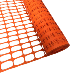 1X50m rigid HDPE plastic orange snow fence safety barrier mesh
