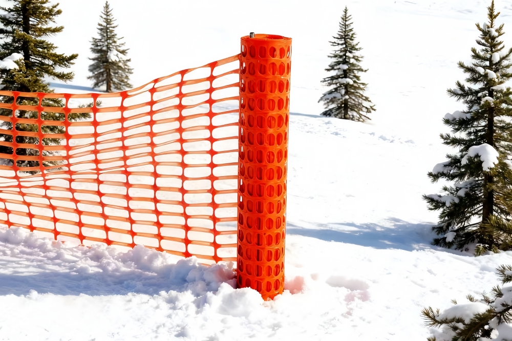 Orange Plastic Snow Fence: The Perfect Winter Protection Choice
