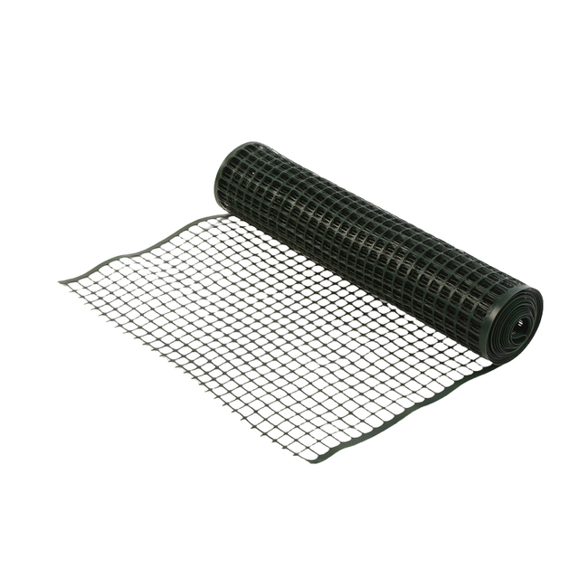 2X15FT flexible green plastic square mesh for garden plants protection