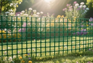 Square mesh for garden